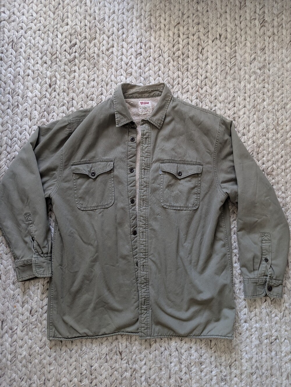 Vintage Men's Levi Sherpa Jacket